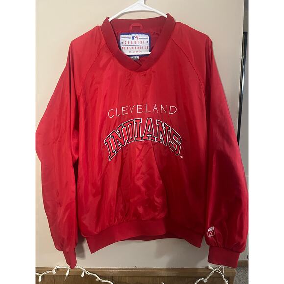 Vintage Logo 7 Cleveland Indians Pullover - Picture 1 of 3